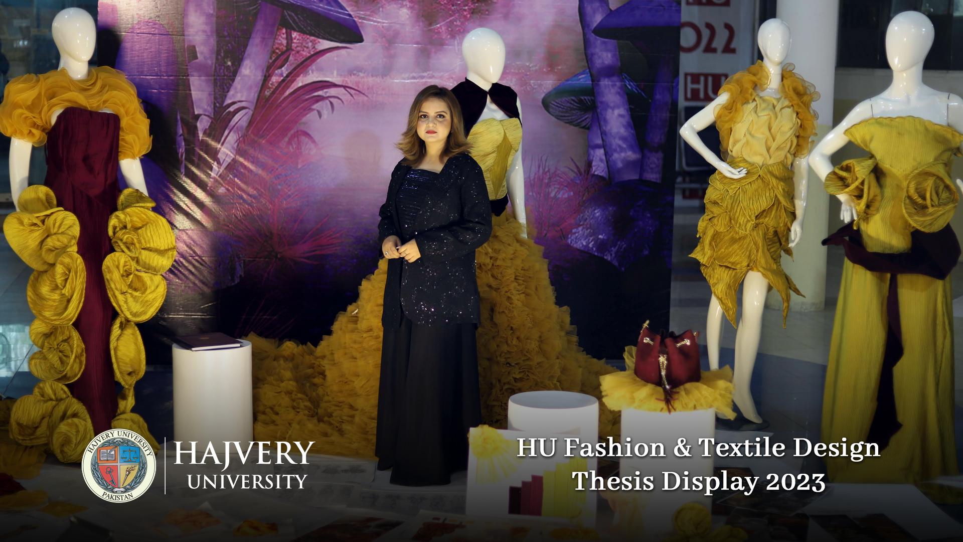 fashion thesis display